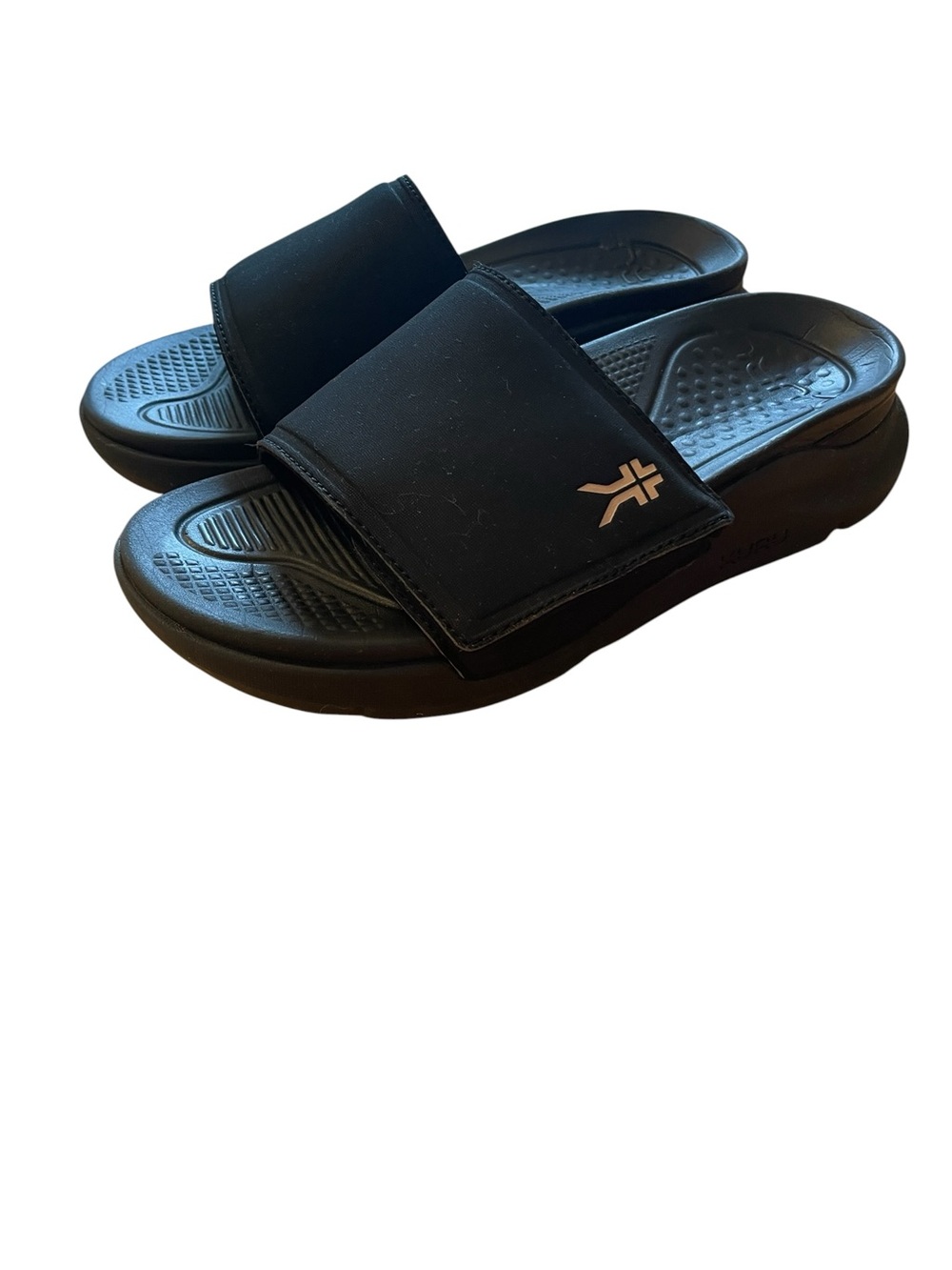 Kuru MOMENT Women's Slides Black Size 8 Velcro Close